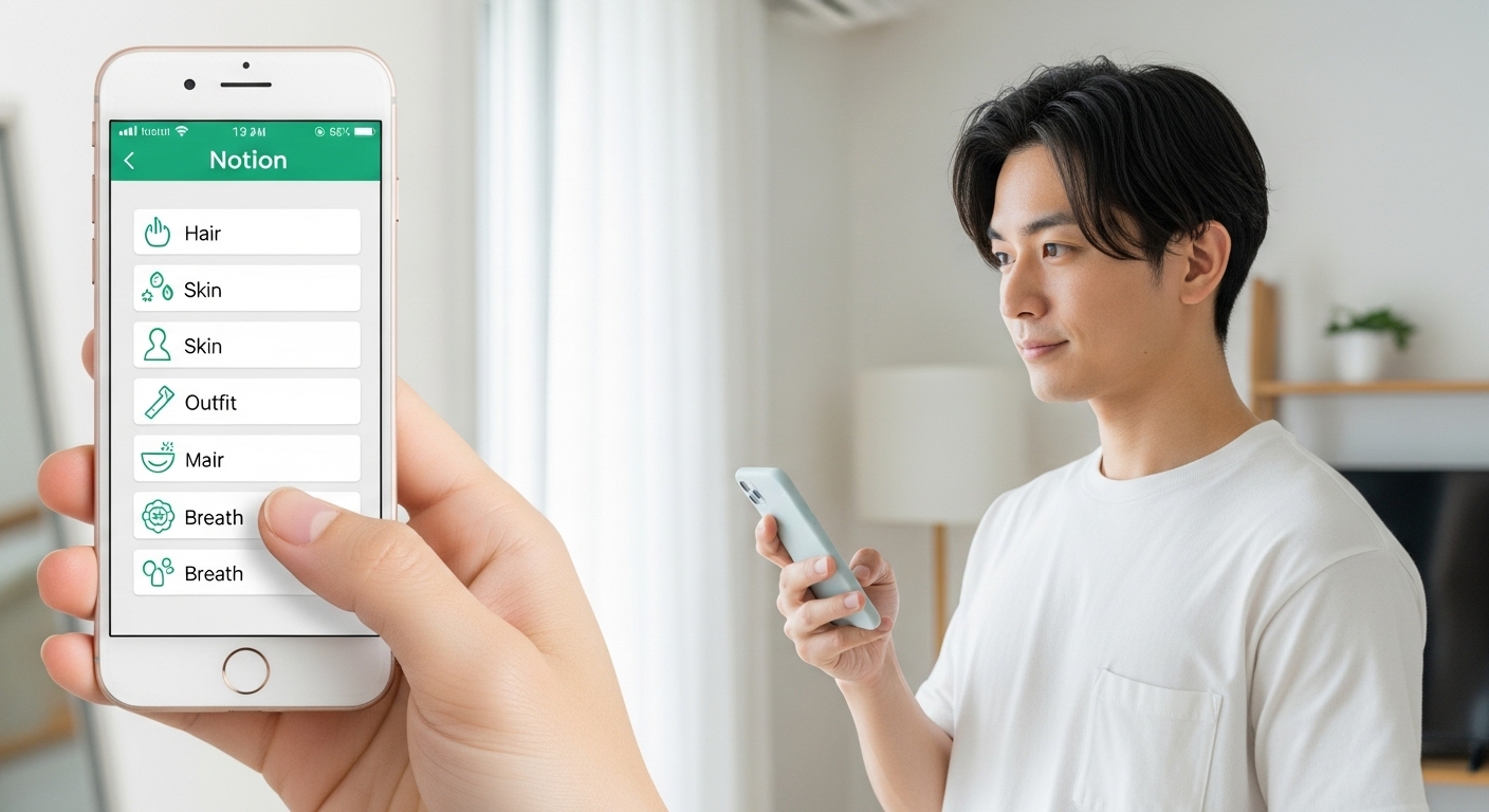LINE登録で清潔感チェックリストGET