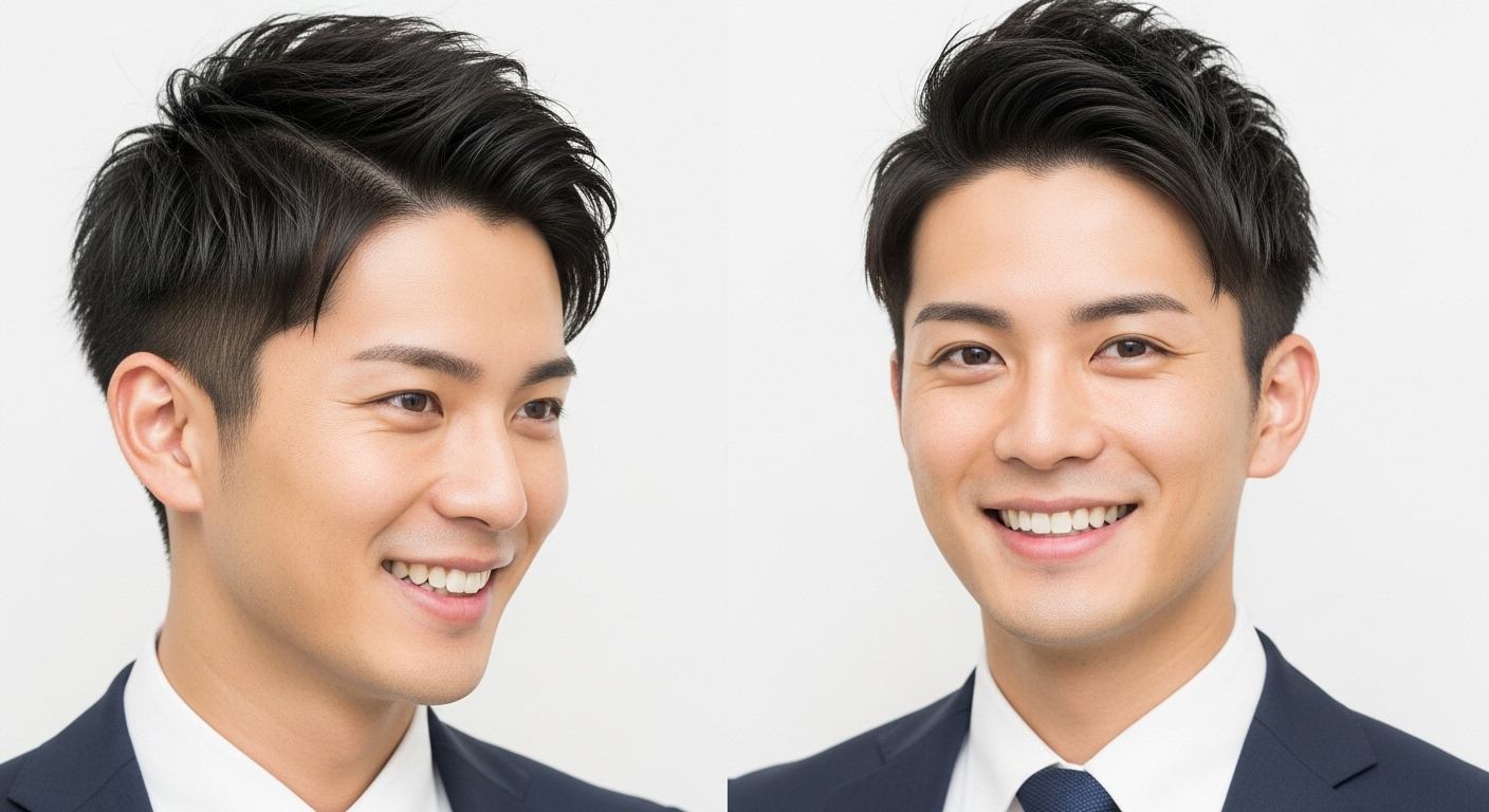 爽やか短髪の髪型例