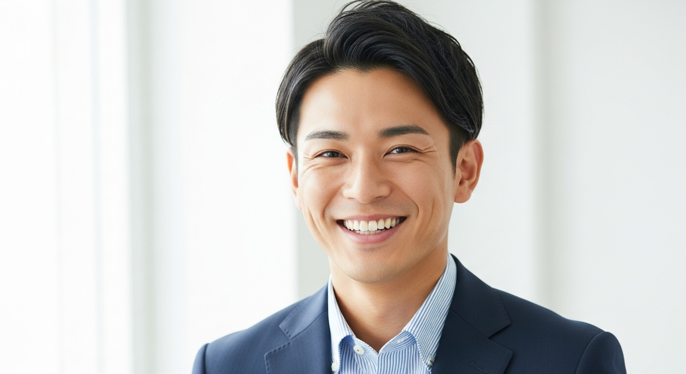 清潔感のある男性